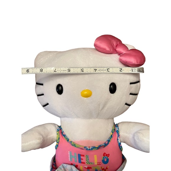 Build a Bear Hello Kitty Sanrio Summertime Plush with Swimsuit and Bow - Picture 6 of 13